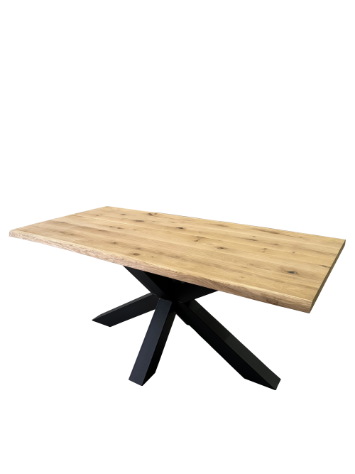 Mesa de comedor 180 x 90cm – madera de roble maciza Matrix 140x80cm 10