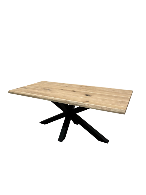 Mesa de comedor 180 x 90cm – madera de roble maciza Matrix 140x80cm 8