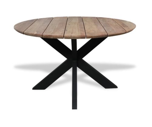 Mesa de Madera de Acacia EXTERIOR 150cm redonda