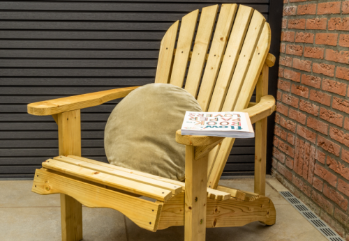 Sillón de Madera pino Impregnada