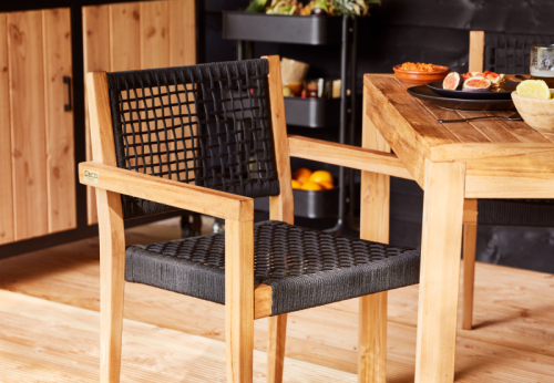 Silla de Madera de Teca EXTERIOR